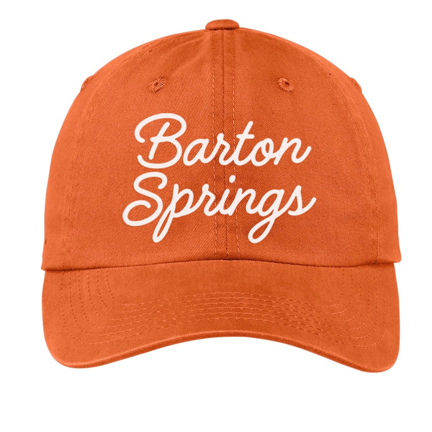 Barton Springs Cursive Baseball Cap