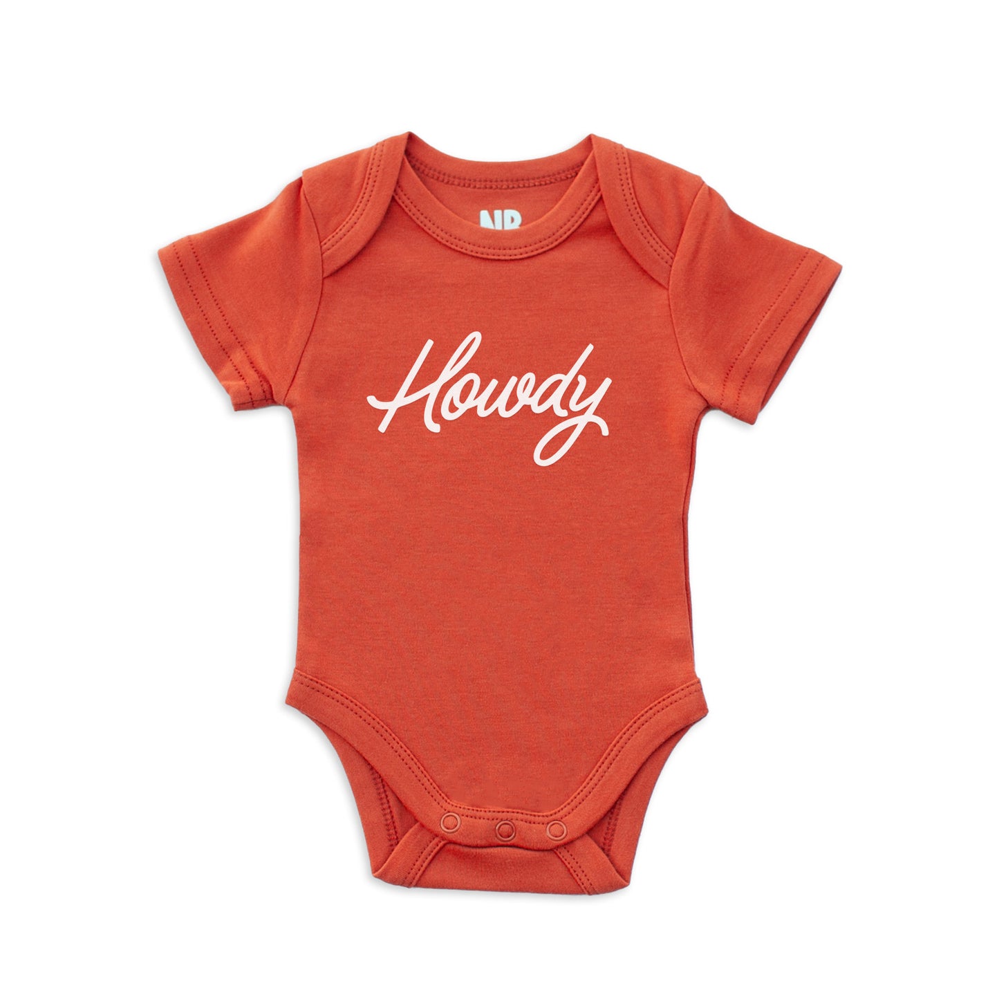 Howdy Cursive Onesie
