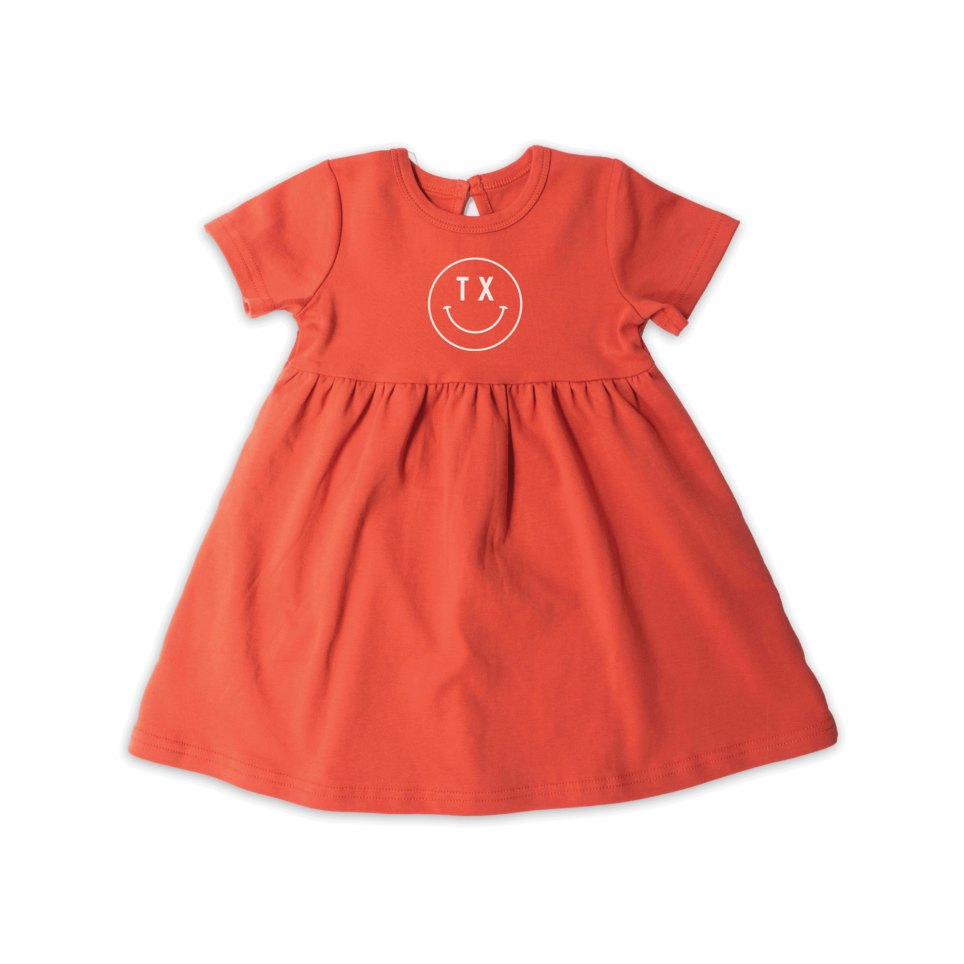 TX Smiley Face Kids Dress – Frankie Jean TX Smiley Face Kids Dress – Frankie Jean
