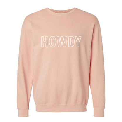 Howdy Outline Washed Sweatshirt