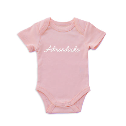 Adirondacks Cursive Onesie