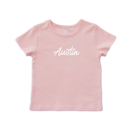 Austin Cursive Kids Tee