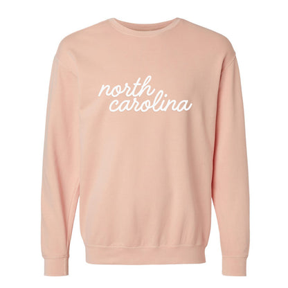 North Carolina Cursive Washed Sweatshirt