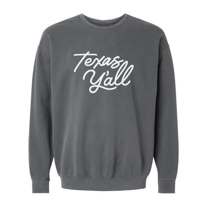Texas Y'all Washed Sweatshirt