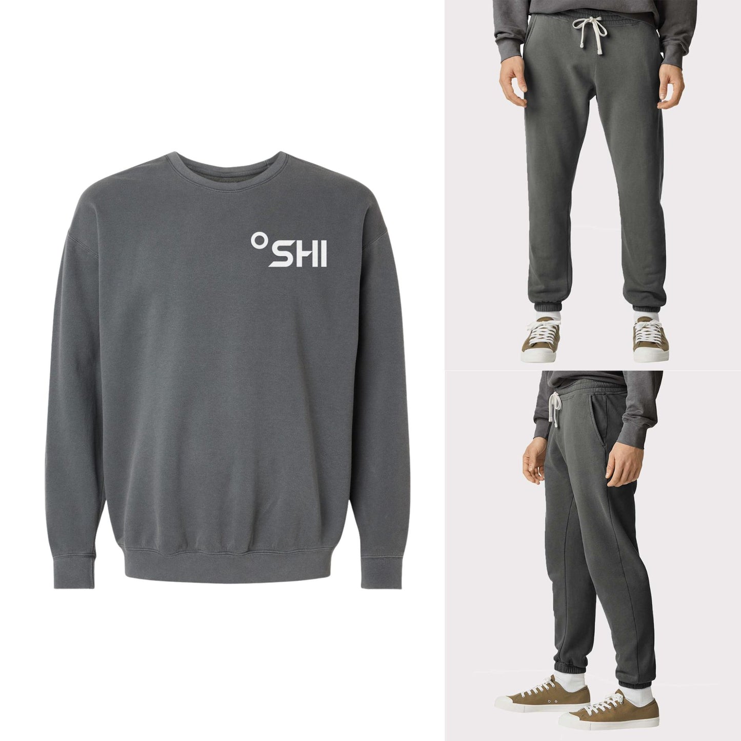 SHI Logo Washed Sweatshirt