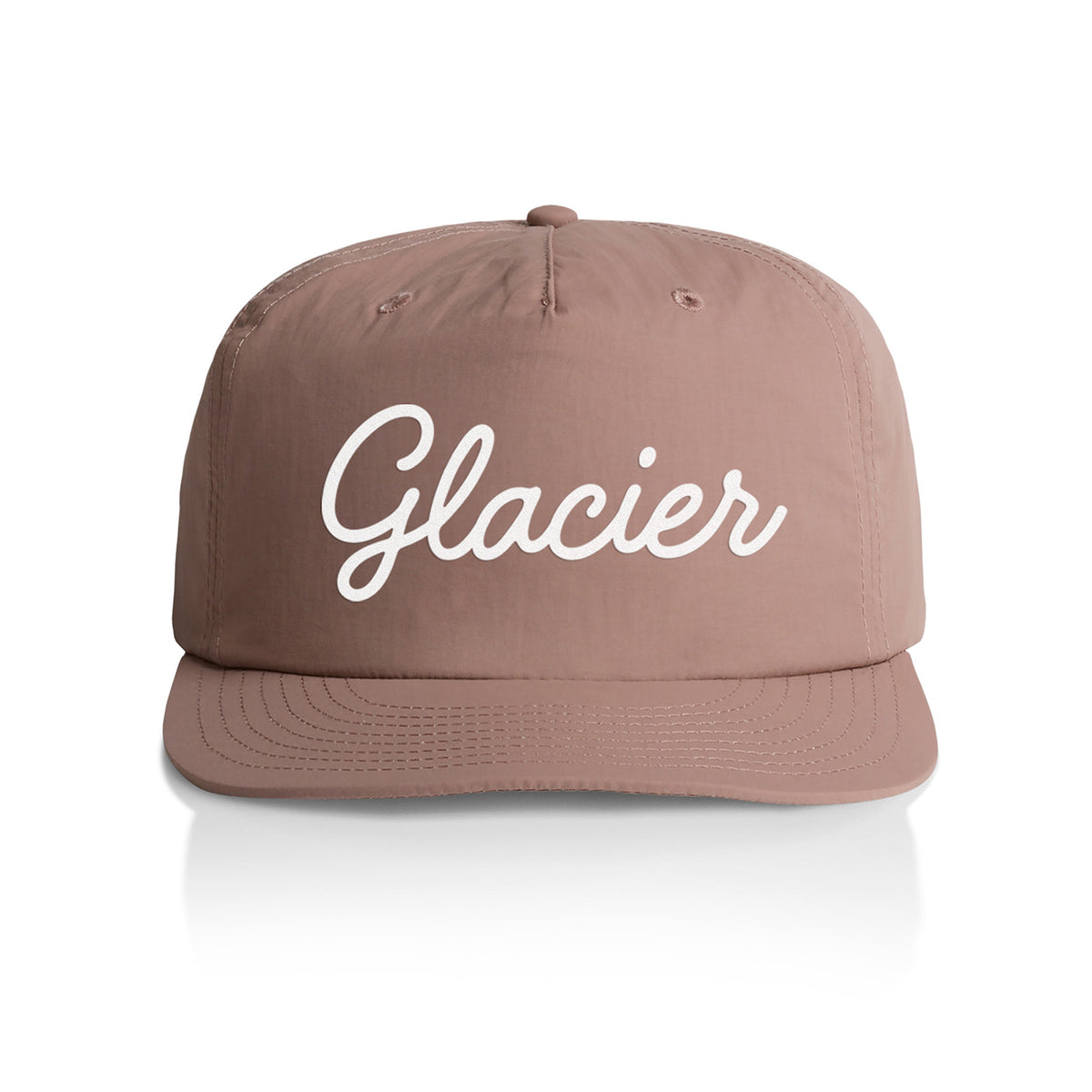 Glacier Cursive Nylon Snapback