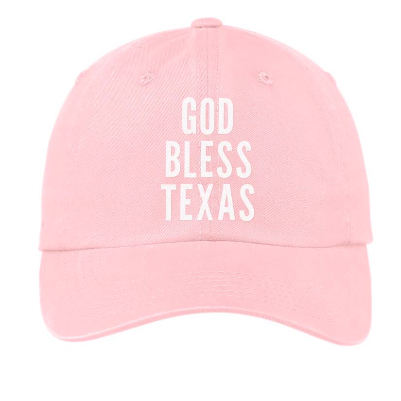 God Bless Texas Baseball Cap