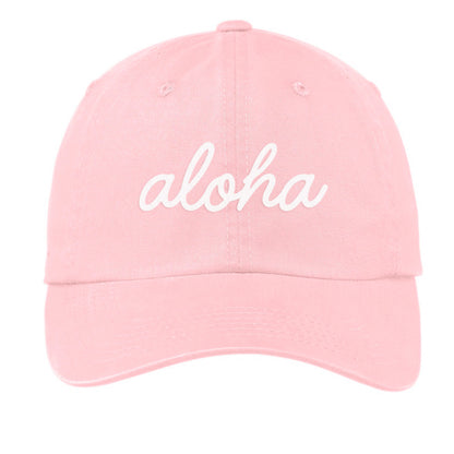 Aloha Cursive Baseball Cap