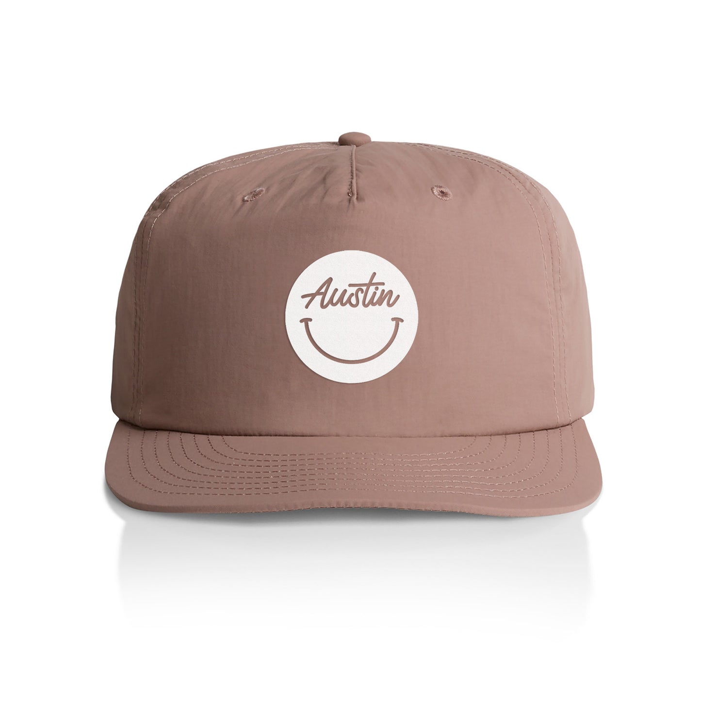 Austin Cursive Smile Nylon Snapback