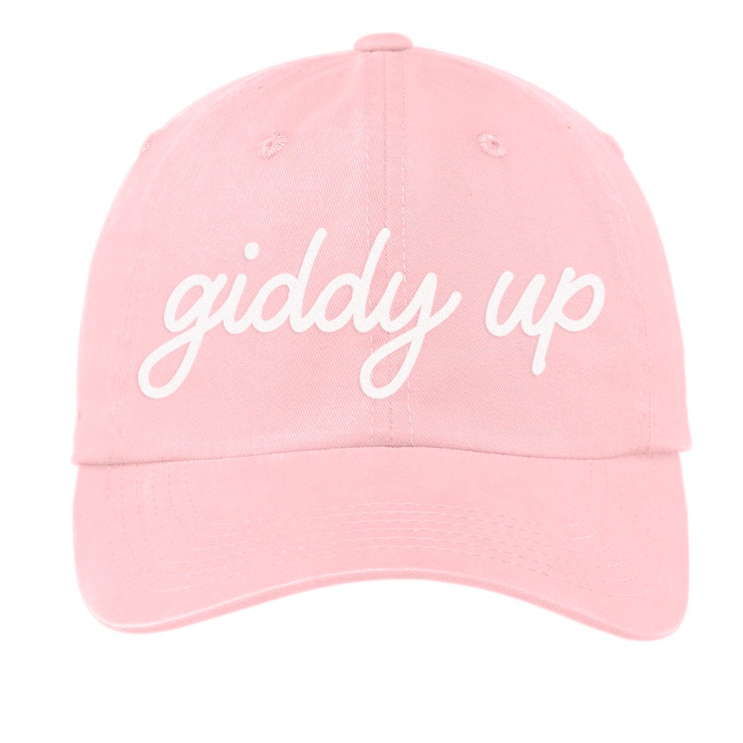 Giddy Up Cursive Baseball Cap