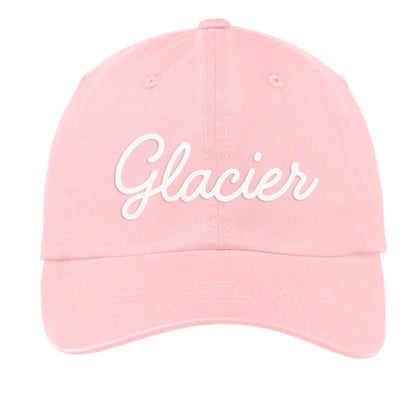 Glacier Cursive Baseball Cap