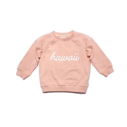 Hawaii Cursive Kids Sweatshirt