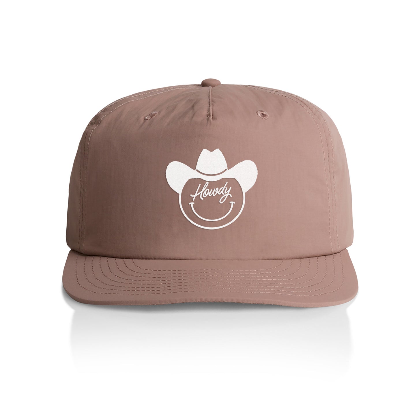 Howdy Cowboy Cursive Nylon Snapback