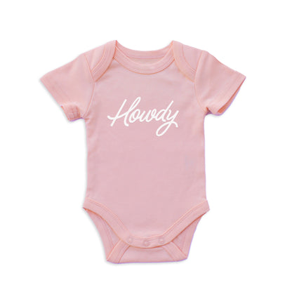 Howdy Cursive Onesie