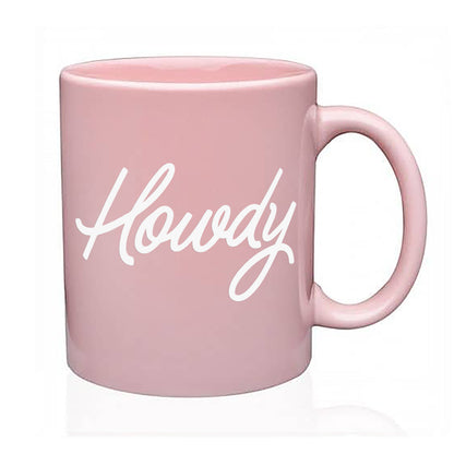 Howdy Cursive Coffee Mug