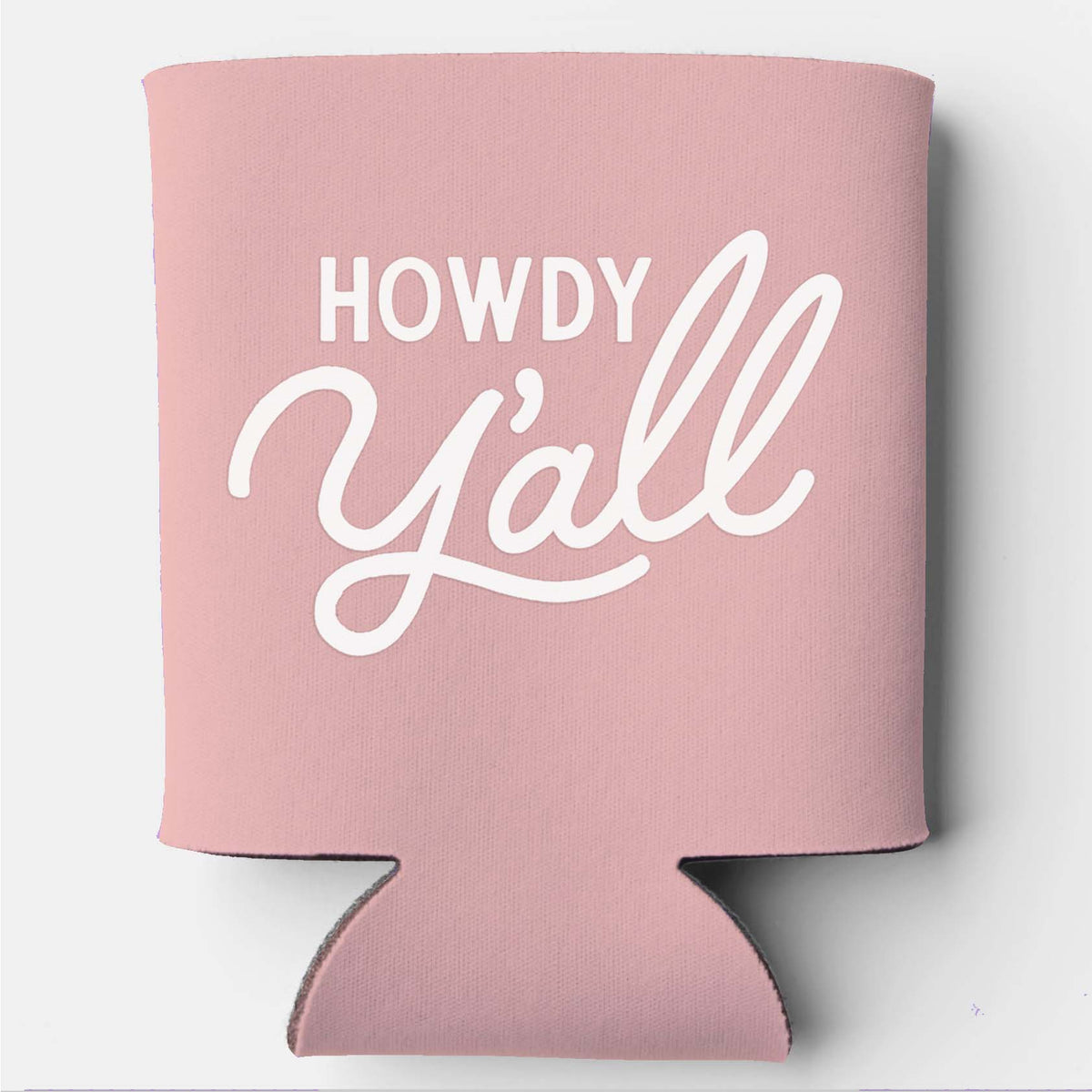 Howdy Y'all Cursive Koozie