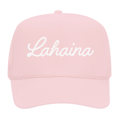 Lahaina Cursive Foam Snapback