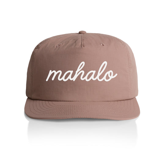 Mahalo Cursive Nylon Snapback