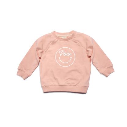 Paia Smiley Face Outline Kids Sweatshirt