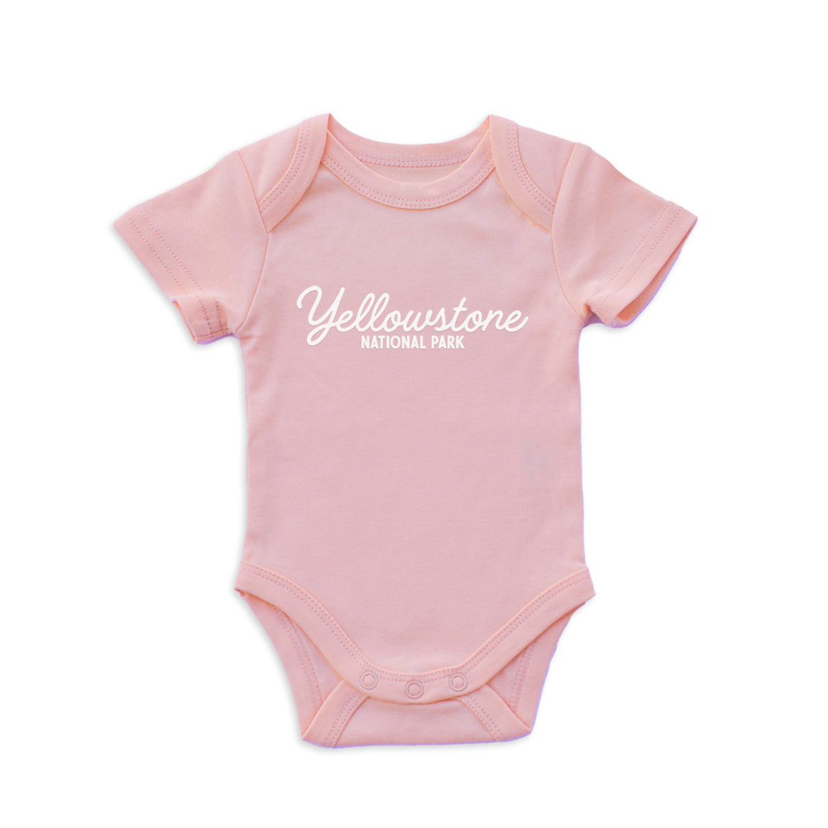 Yellowstone National Park Cursive Onesie