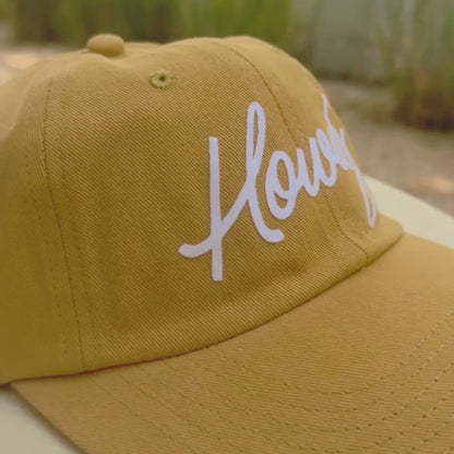 Howdy Cursive Baseball Cap