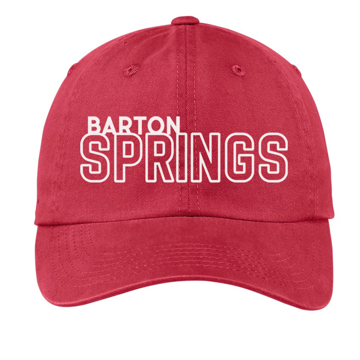 Barton Springs Outline Baseball Cap