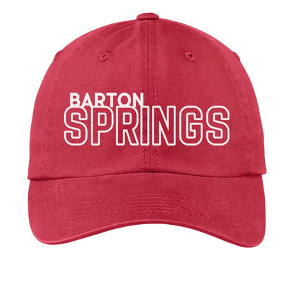 Barton Springs Outline Baseball Cap