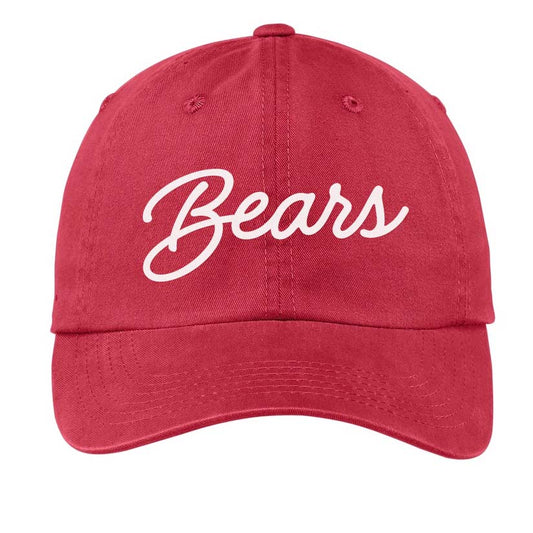 Bears Cursive Baseball Cap