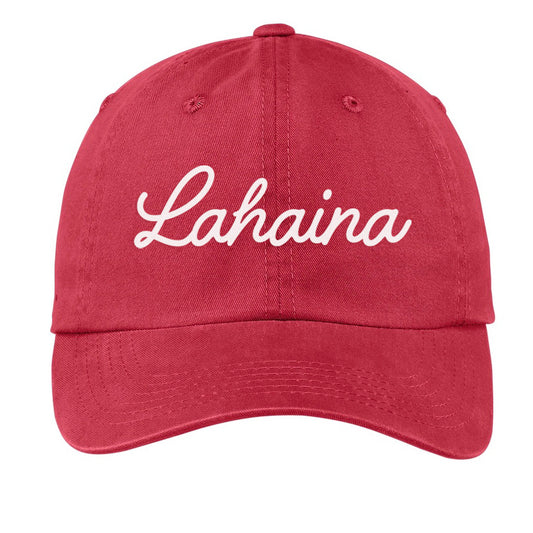 Lahaina Cursive Baseball Cap