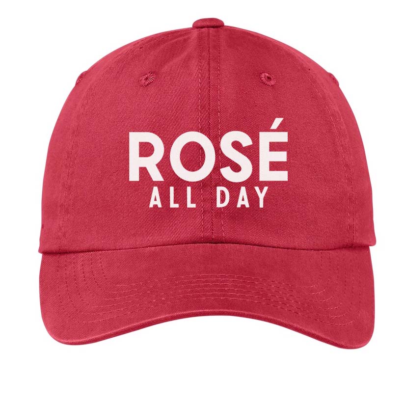 Rosé All Day Baseball Cap – Frankie Jean