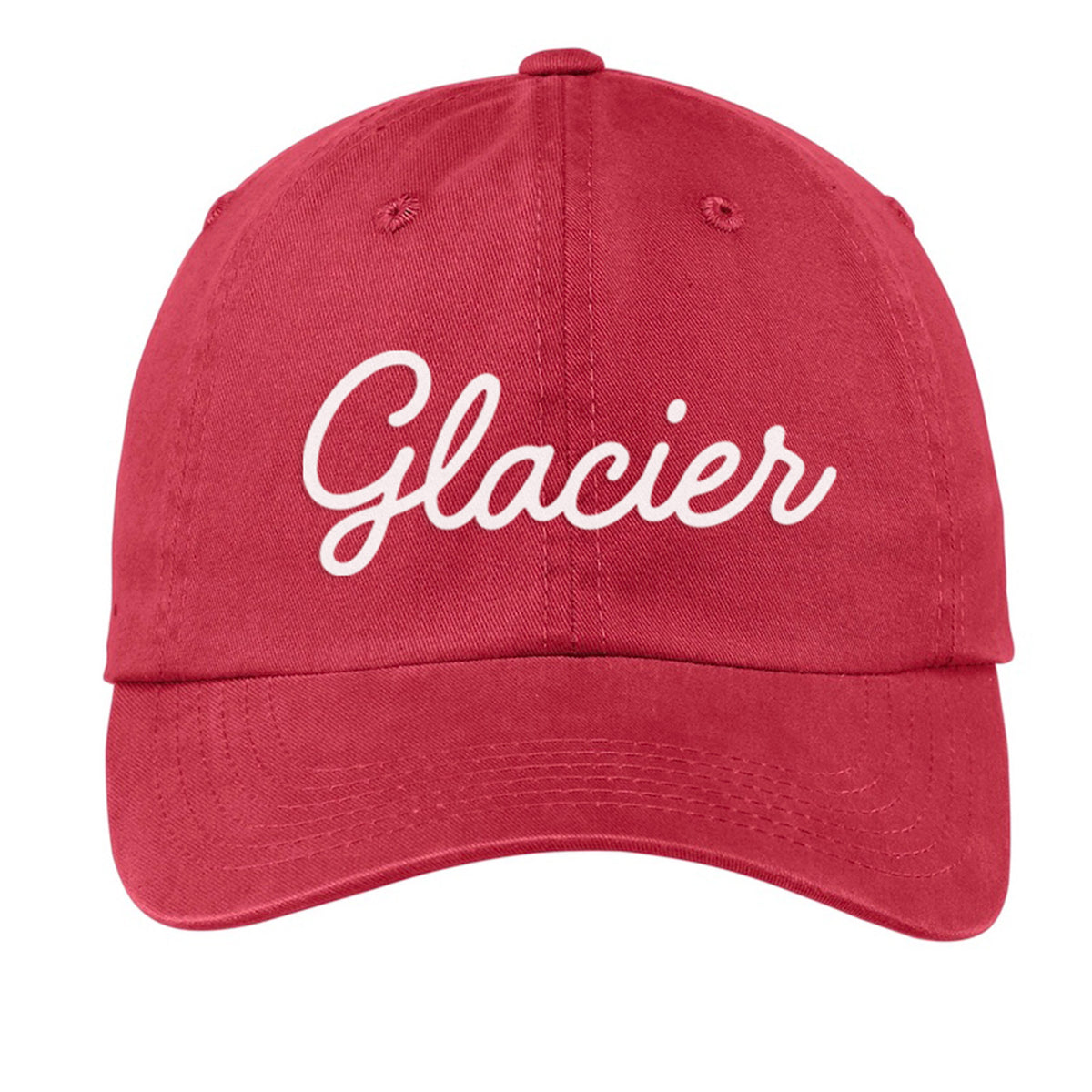 Glacier Cursive Baseball Cap