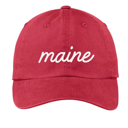Maine State Baseball Cap