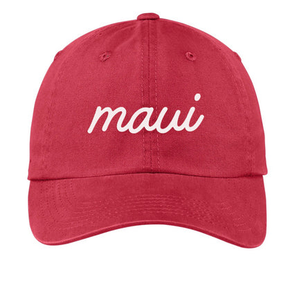 Maui Cursive Baseball Cap