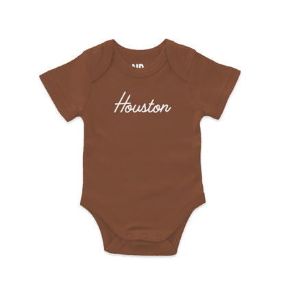 Houston Cursive Onesie