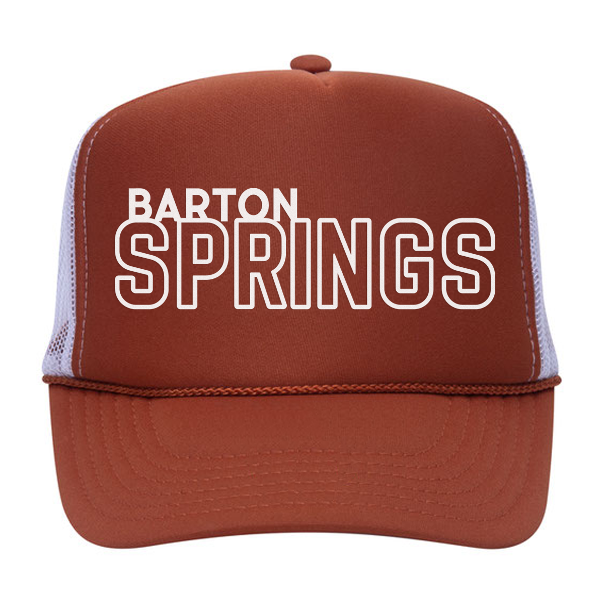 Barton Springs Outline Foam Snapback