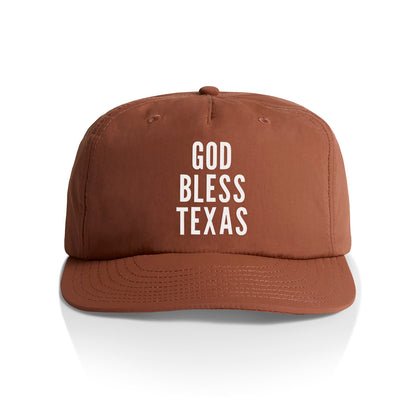 God Bless Texas Nylon Snapback