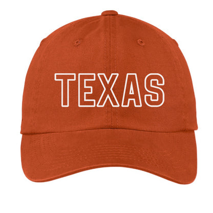 Texas Outline Baseball Cap