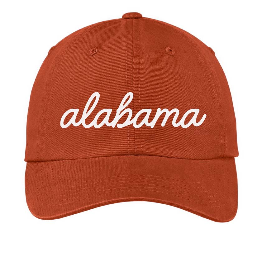 Alabama Cursive Baseball Cap
