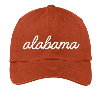 Alabama Cursive Baseball Cap