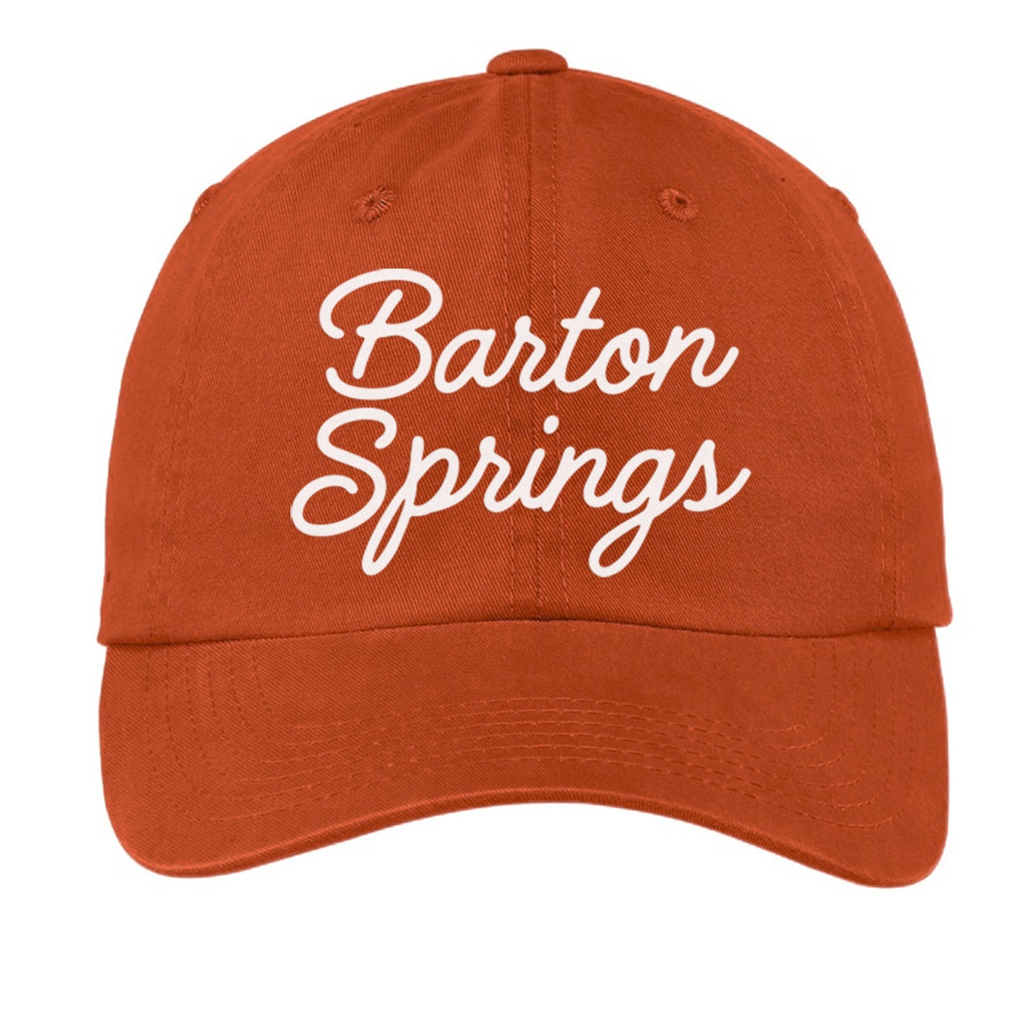 Barton Springs Cursive Baseball Cap