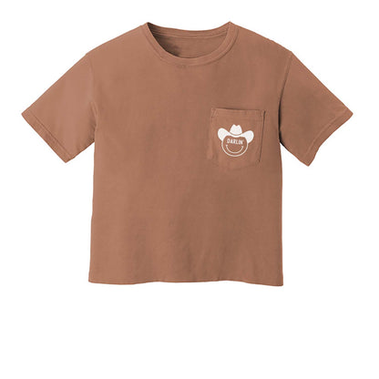 Darlin' Cowboy Crop Pocket Tee