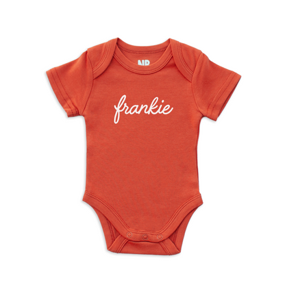 Custom Cursive Onesie
