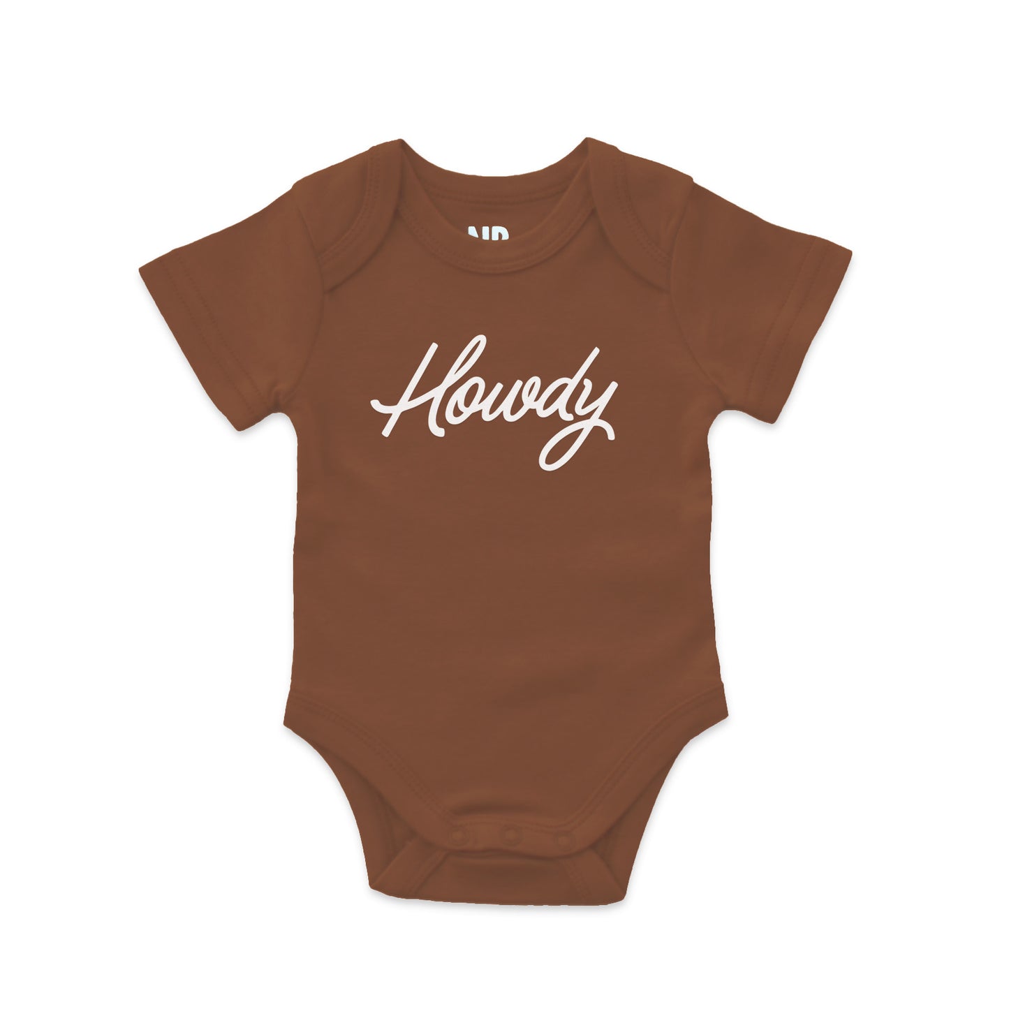 Howdy Cursive Onesie