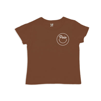 Paia Smiley Face Outline Kids Tee
