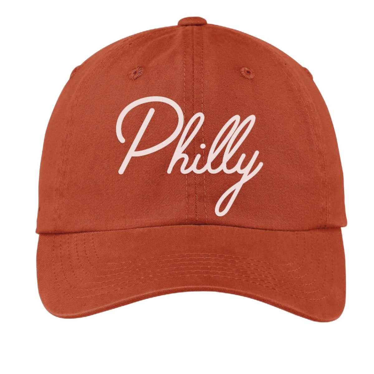 Philly Cursive Baseball Cap V1