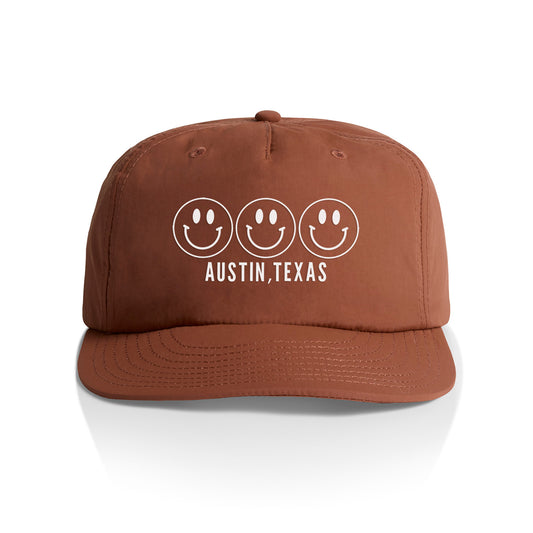 Smile Austin Texas Nylon Snapback