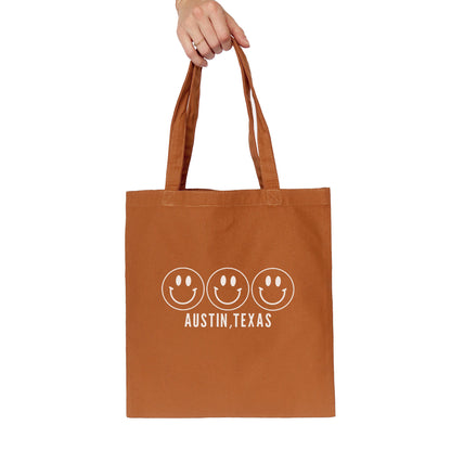 Smile Austin Texas Tote Bag