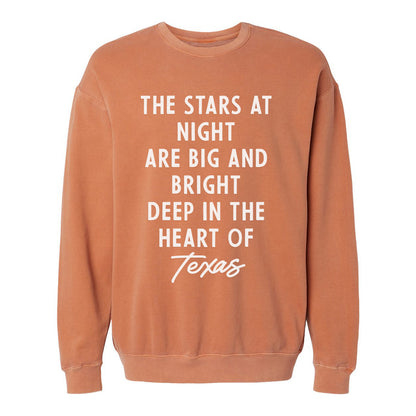 Stars at Night Washed Sweatshirt