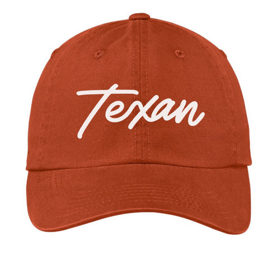 Texan Cursive Baseball Cap
