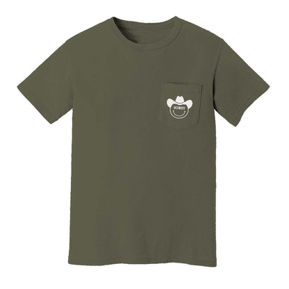 Howdy Cowboy Bold Pocket Tee